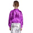 thumbnail image 4 of Doomiva Ensemble de Performance Jazz Moderne pour Garçons et Filles Vêtements de Danse de Rue Hip Hop 2 Pcs Violet 14, 4 of 5