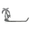 thumbnail image 2 of handcrafted nautical decor palm tree wall mounted toilet paper holder, 2 of 7