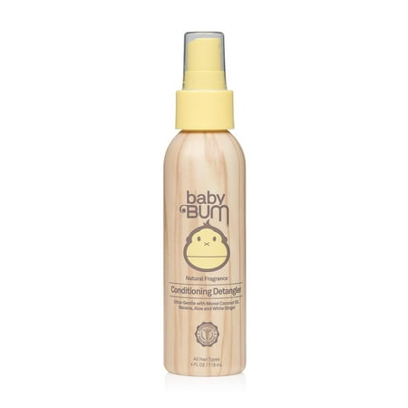 Baby Bum Conditioning Detangler Spray - Leave-in Conditioner – Natural Fragrance - Gentle & Safe with Soothing Coconut Oil - 4 FL OZ 1 -
