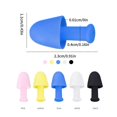 thumbnail image 3 of 1Pair Noises reduction Waterproofs Soft Earplugs Reusable Silicone Sounds block Earplugs Sleep Ear Plugs Enduring Yellow, 3 of 4