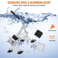 thumbnail image 6 of VEVOR Commercial Vegetable Slicer, 3/8 inch Fruit Slicer, Stainless Steel and Aluminum Alloy Vegetable Cutter Slicer Machine, Manual Slicer with Non-slip Feet, for Radishes, Onions, Potatoes, 6 of 9