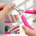 thumbnail image 5 of Cuticle Nipper, Rose Red Long Handle - Cuticle Trimmer Nail Cuticle Nipper Clipper Stainless Manicure and Pedicure Tool with Non Slip Handle Available in A Variety of Sizes, Nail Clippers, Nail, 5 of 9