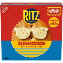 RITZ Sunkissed Crackers, Snacks for Kids and Adults, Lunch Snacks, Limited Edition, 13.7 oz