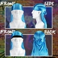 thumbnail image 6 of 1 Pcs Silky Durags Set Includes 1 Satin Durag for Men Women Long Tail Headwraps with 1 Elastic Wave Cap, 6 of 8
