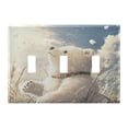 thumbnail image 5 of WOBOGO White Bear Enjoying The Sunshine 2-hole Switch Plates PC Flame Retardant Plastic Material Glossy Finish Smooth Touch 4.56x4.48x0.27in, 5 of 8
