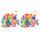 thumbnail image 3 of Bewildely 150Pcs Colorful Self-adhesive Stickers Colorful Geometric Decal Handmade Supplies Sticker Craft Toys Kids Children 2piezas, 3 of 6