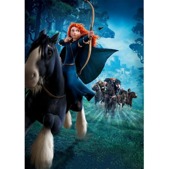 Diamond Painting Set DIY 5D Round Diamond Art Brave Gemstone Art Painting Set For Home Wall Decoration Gift (12x16 inch)