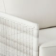 thumbnail image 6 of Better Homes & Gardens Paige 1 Piece Wicker Outdoor Loveseat with Cushions, White, 6 of 8