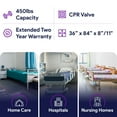 thumbnail image 6 of Proheal Low Air Loss Alternating Pressure Air Mattress with Pump & Gaurdrails - 36” x 84” x 8/11", 6 of 6