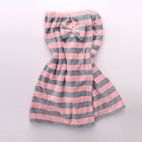 TMOYZQ Women's Home Cloth Bathrobe Sleeveless Spa Hotel Dressing Gown Absorbent Quick-Dry Robes Loungewear Towel Robe Sleepwear with Pockets