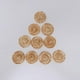 thumbnail image 4 of 12pcs-Sombrero de paja tejido floral-8cm diámetro interior 4cm Ormromra HFP-0427, 4 of 4