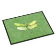 thumbnail image 1 of "Caroline's Treasures Dragonfly on Avacado - Felpudo para interiores o exteriores, 24" x 36 ", multicolor Caroline's Treasures 8864JMAT, 1 of 1