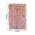 thumbnail image 3 of Efavormart 11 Sq ft. | Pink / Cream UV Protected Hydrangea Flower Wall Mat Backdrop - 4 Artificial Panels, 3 of 11