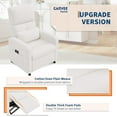 thumbnail image 6 of Power Recliner Chair for Adults, Adjustable Electric Recliner Ergonomic Overstuffed Single Sofa, Rocking Chair with 2 Side Pockets and USB Port for Living Room, Bedroom, 6 of 9
