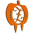 thumbnail image 2 of JASS GRAPHIX Initial Z Monogrammed Aluminum Pumpkin Sign for Lawn décor, 2 of 6