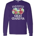 thumbnail image 3 of Inktastic Promoted to Great Grandma with Flowers Long Sleeve T-Shirt, 3 of 5