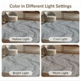 thumbnail image 7 of ODIKA 2'x3' Washable Throw Rug Non-Slip, Low Profile, Flatwoven, Easy Care Abstract Vintage Inspired Flowing Motif Movement Plush Lightweight for Hallway, Study Room, 7 of 7