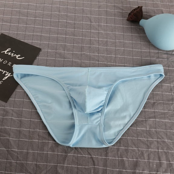 Men SummerBriefs Low Waist U Convex Pouch Elastic Underpants Lingerie