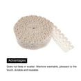 thumbnail image 3 of Uxcell Lace Ribbon 1.57" x 10yards Beige Hollow Cotton Lace for DIY Scrapbooking Clothes Fabric Wedding  Gift Wrap, 3 of 6