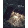thumbnail image 3 of SZTXJ 6 Pack Fence Post Deck Lights - Decorative Outdoor Garden Lighting - Constantly On All Night, 3 of 4