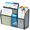thumbnail image 2 of YAOMOBB Magnetic Storage Organizer Magnetic Stationery Storage Organizer Rack 3 Compartment Holder for Fridge or Whiteboard, 2 of 6