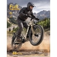 thumbnail image 2 of Jasion Thunder Pro ST Electric Bike for Adults, 750W Rated Moto 52V 20Ah Removable Battery, 26'' x 4'' Fat Tire E-Mountain Bicycle, APP Control Bluetooth, UL2849, Camo, 2 of 9