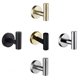 thumbnail image 1 of Ganchos para toallas de baño de cinco piezas, ganchos de pared de cromo y acero inoxidable, 1 of 1