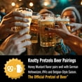 thumbnail image 5 of Knotty Pretzels – “The Official Pretzel of Beer” 7.5 Ounce Pretzel in Resealable Snacks Bags, Honey Mustard 3 Pack, 5 of 5
