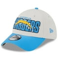 thumbnail image 3 of Men's New Era Stone/Powder Blue Los Angeles Chargers 2023 NFL Draft 39THIRTY Flex Hat, 3 of 6