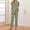 *Army Green, variant on Women's Polka Dot Button Down Pajama Set,Short Sleeve Top and Long Pants Loungewear White,Women's Plus XXL