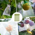 thumbnail image 2 of Uxcell 100 Pack Fruit Protection Bags - 4x6 Inch Fruit Netting Bags with Drawstring Apply to Plants(Army Green), 2 of 7