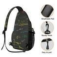 thumbnail image 3 of Educational Scientific Formula Science Lover Chemistry Physics Biology Travel Sling Backpack Multipurpose, 3 of 6