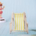 thumbnail image 1 of OULII 1 Pce Mini Chaises de Plage pour Décoration en Teinte Jaune, 1 of 6