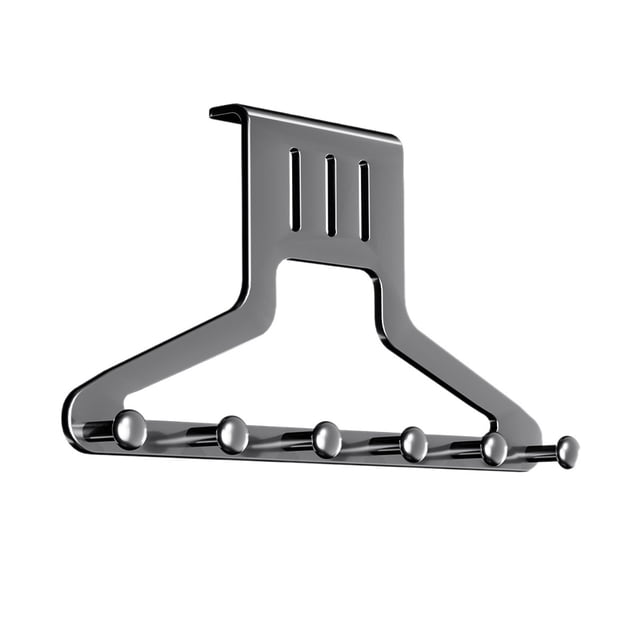 EGNMCR Over-the-Door Hanger Rack 2026 Entryway Hook Rack Multi-Purpose Door Organizer For Bedroom Heavy Duty Metal Door Hook For Bathroom a hanger