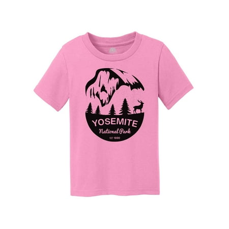 

Gravity Outdoor Co. Yosemite Youth Short-Sleeve T-Shirt - Black Logo - Candy Pink - 2T