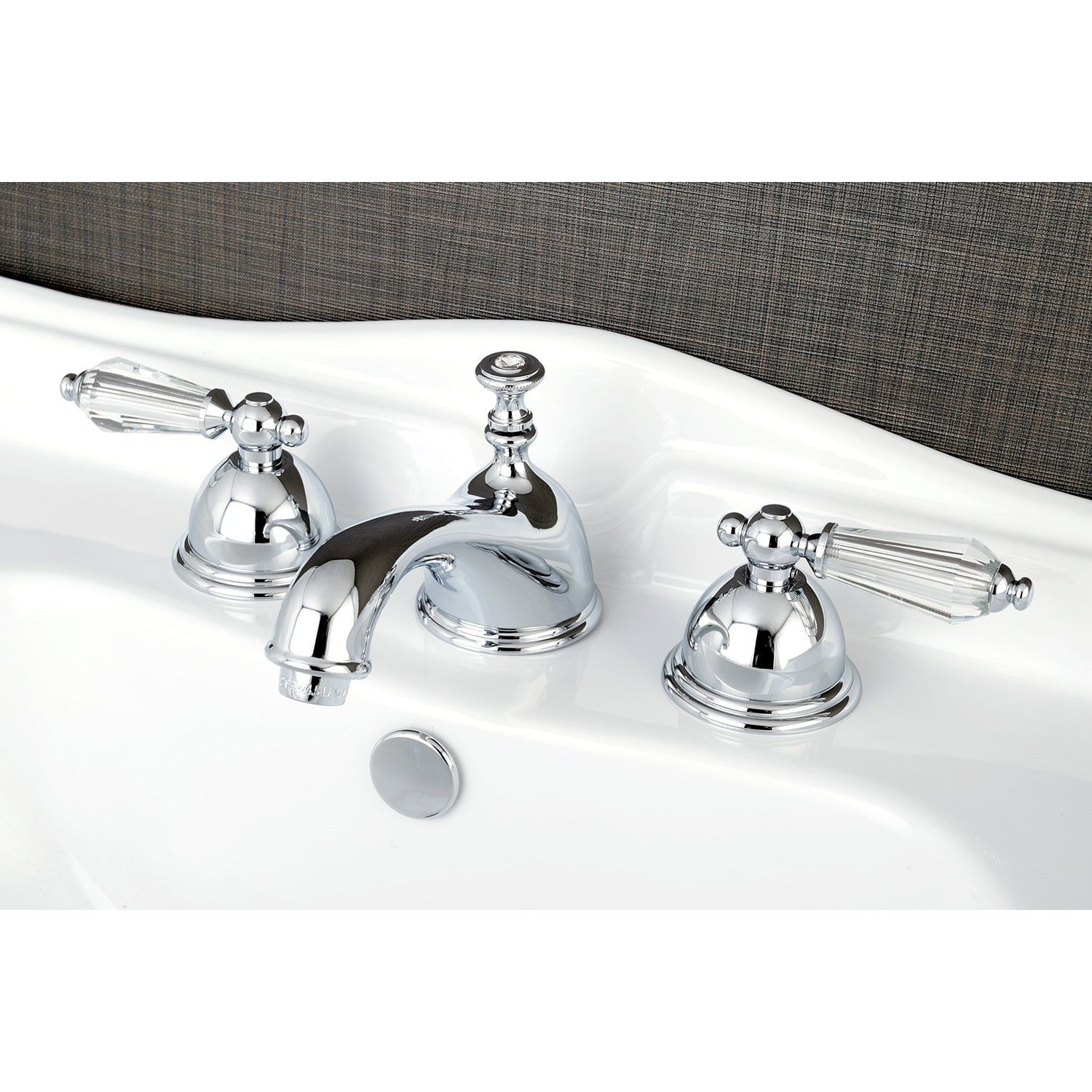 Kingston Brass Widespread Bathroom Faucets With Polished Chrome KS3961WLL