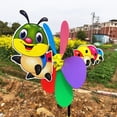 thumbnail image 6 of 4PCS Lovely Cartoon Wind Spinner Durability Garden Pinwheels For Yard And Patios Decoration, 6 of 15