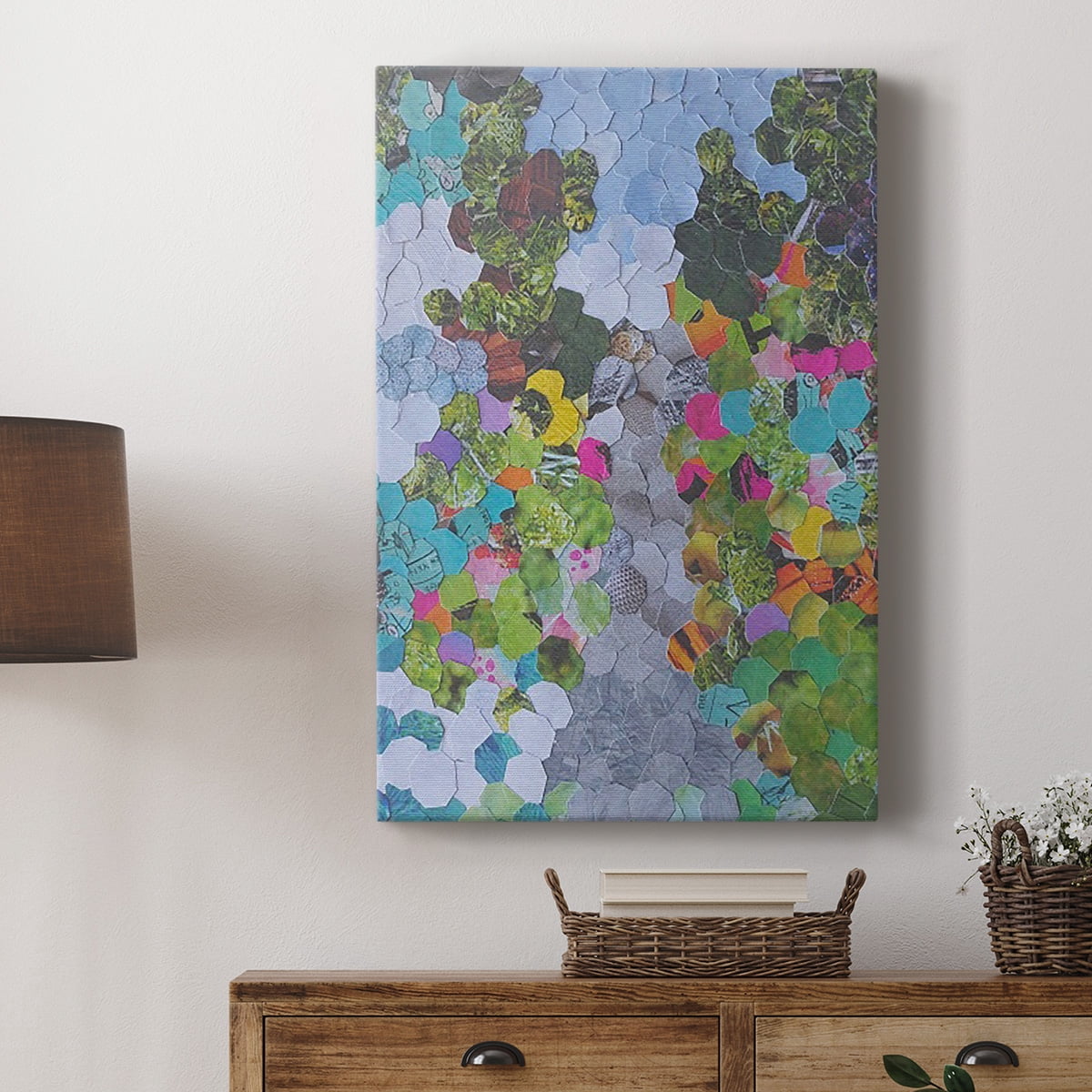 Magenta Garden Premium Gallery Wrapped Canvas - Ready to Hang
