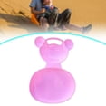thumbnail image 3 of Trineo de Nieve Resistente con Asas Portátil para Adultos Niños y Niños Pequeños Fabricado en Material PP Adecuado para Fiestas Navideñas Cumpleaños Rosa, 3 of 6