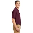 thumbnail image 3 of Port Authority Tall Silk Touch Polo-LT (Burgundy), 3 of 6