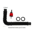 thumbnail image 3 of 1 Set Rain Barrel Connector Kit With Stretch Tube, Waterproof Rubber Gaskets And Drill Bit, Efficient Rainwater Collection Diverter For Linking 2 Rain Barrels, Ideal For Home, 3 of 5