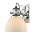 thumbnail image 5 of Yep by Golden Lighting Hines 1-light Adjustable Semi-Flush Mount in Matte Black and Opal Glass, 5 of 7