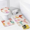 thumbnail image 4 of Shower Curtain Sets with Rugs 4 Piece with Non-Slip Rugs Toilet Lid Cover And Bath Mat Bathroom Decor Set Chicken And Eggs Waterproof Durable Bathroom Decor Shower Vintage Farm for Bathtub Decor, 4 of 8
