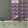 thumbnail image 5 of Ambesonne Floral Peel & Stick Wallpaper for Home, Peonies Oil Painting Print, 13"x36", Purple Pale Yellow and Green, 5 of 5