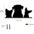 thumbnail image 2 of 1Set Animal Pattern Iron Mailbox Frame with Screws for Mailbox Decoration Accessories Black 15.5x30x0.15cm, 2 of 7
