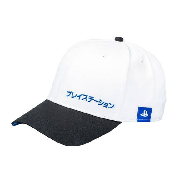 PlayStation Japanese White Curved Bill Cap