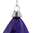 thumbnail image 2 of Vickerman 8'' Plum Glitter Swirl Drop Christmas Ornament, 2 of 5