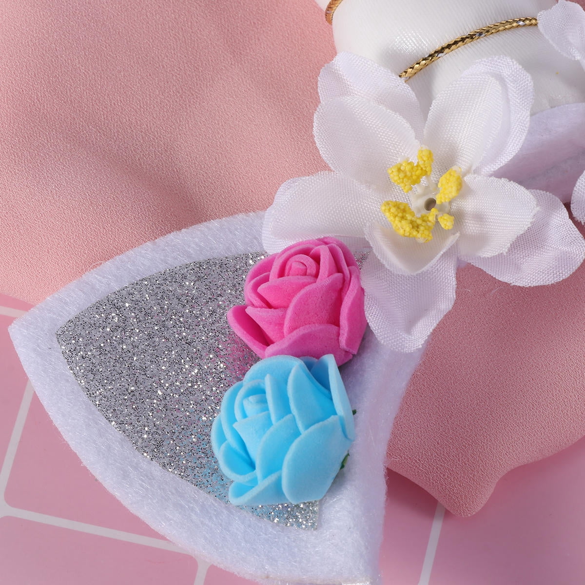 DEMACRIO 1Set Unicorn Horn Headbands Girls Hair Accessories Cartoon Design For Christmas Birthday Party 3.9In