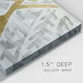 thumbnail image 4 of Two Turtle Doves - Gold Leaf Holiday- Gallery Wrapped Canvas, 4 of 9