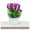 A, variant on Artificial Flowers Wedding Decor Outdoor & Home Floral Single Floor Standing Potted Faux Flower Bonsai, Weather Resistant Indoor Potted Bloom for Entryway Dining Table Arrangement